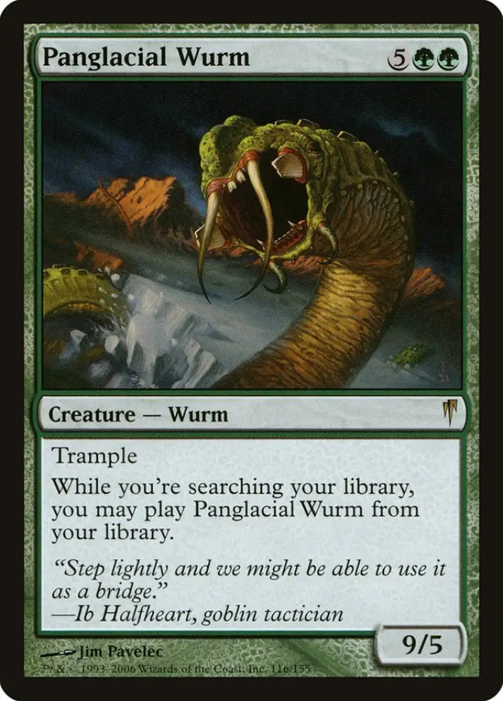Panglacial Wurm [Coldsnap] - MTG Single