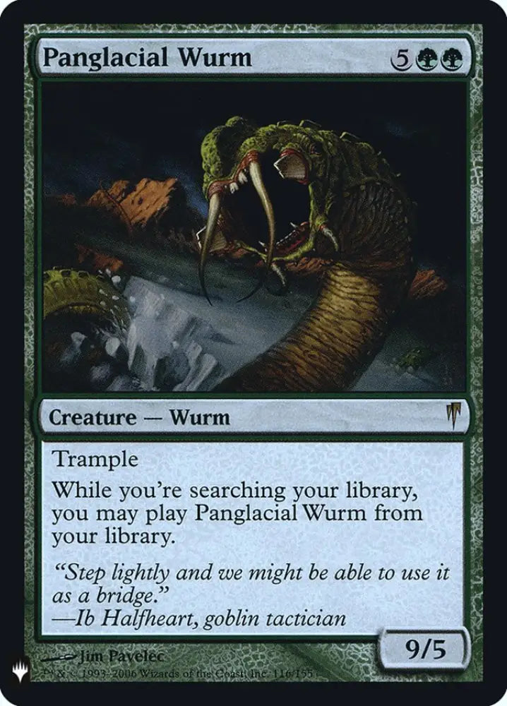 Panglacial Wurm [Mystery Booster] - MTG Single