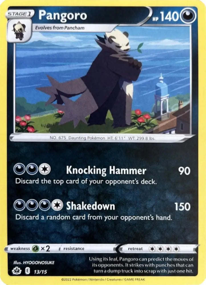 Pangoro (13/15) [McDonald’s Promos: Match Battle] - Pokemon Single