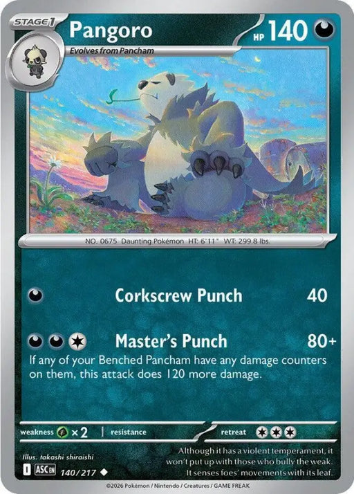 Pangoro (140/217) [ME: Ascended Heroes]