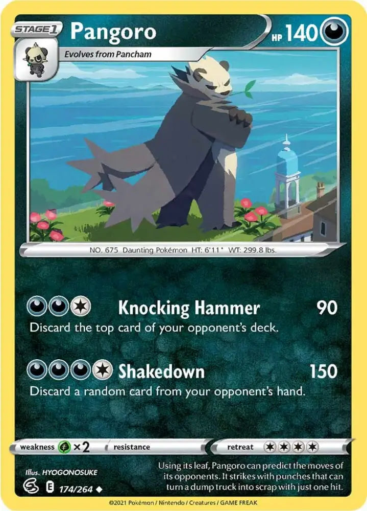 Pangoro (174/264) [Sword & Shield: Fusion Strike] - Pokemon Single