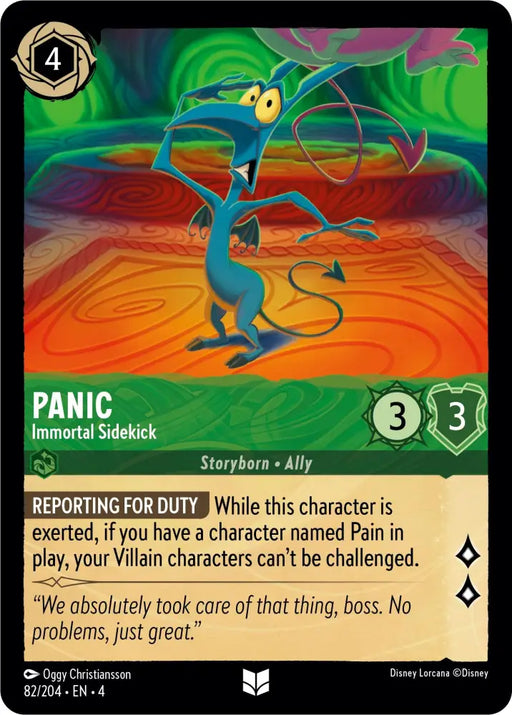 Panic - Immortal Sidekick (82/204) [Ursula’s Return] - Lorcana Single
