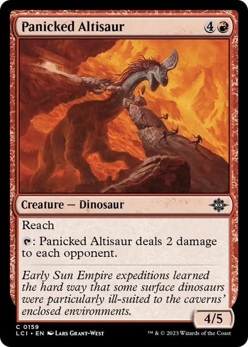 Panicked Altisaur [The Lost Caverns of Ixalan] - MTG Single