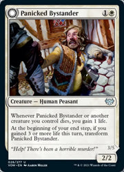 Panicked Bystander // Cackling Culprit [Innistrad: Crimson Vow] - MTG Single