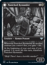 Panicked Bystander // Cackling Culprit [Innistrad: Double Feature] - MTG Single