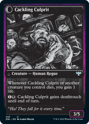Panicked Bystander // Cackling Culprit [Innistrad: Double Feature] - MTG Single