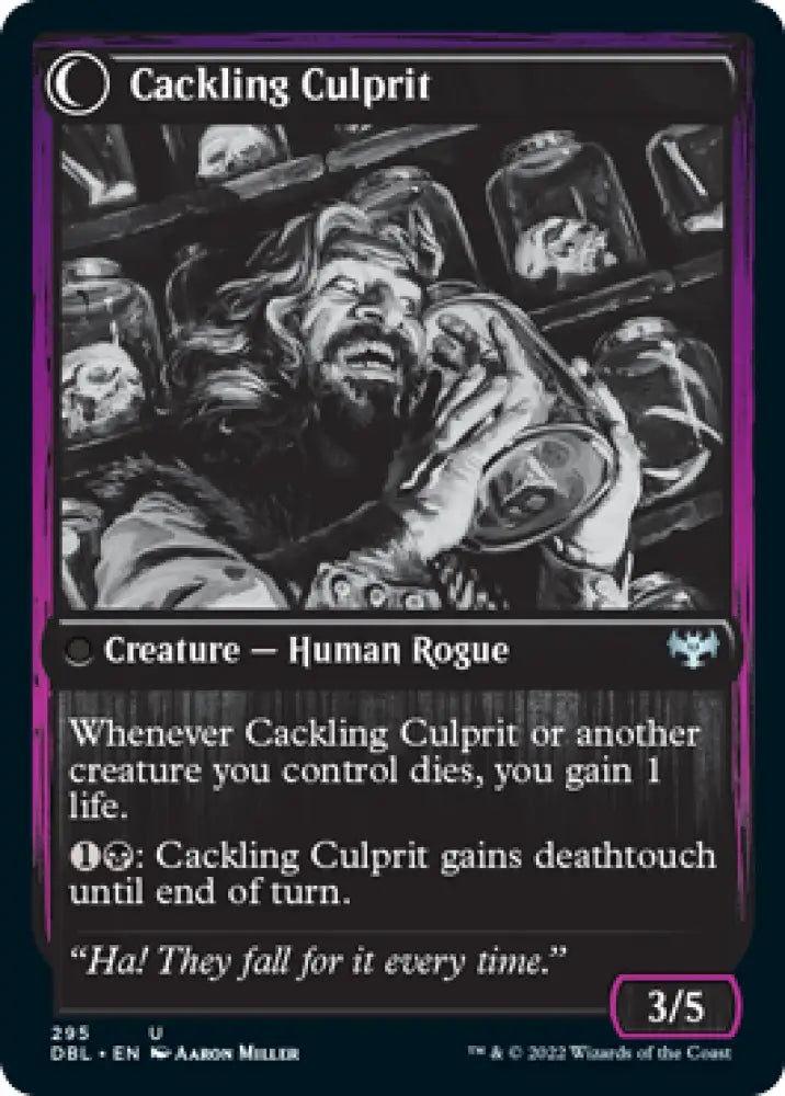 Panicked Bystander // Cackling Culprit [Innistrad: Double Feature] - MTG Single