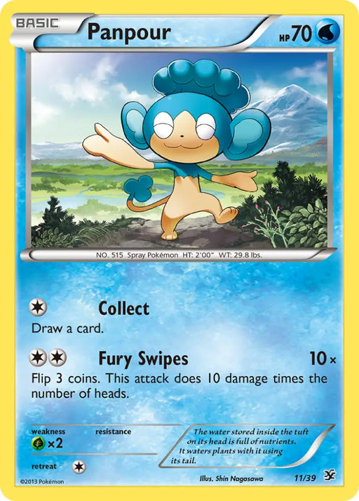 Panpour (11/39) [XY: Kalos Starter Set] - Pokemon Single