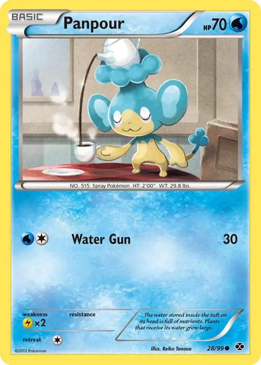 Panpour (28/99) [Black & White: Next Destinies] - Pokemon Single