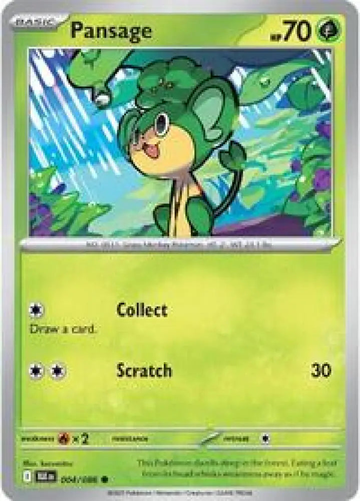Pansage (004/086) [SV: Black Bolt]