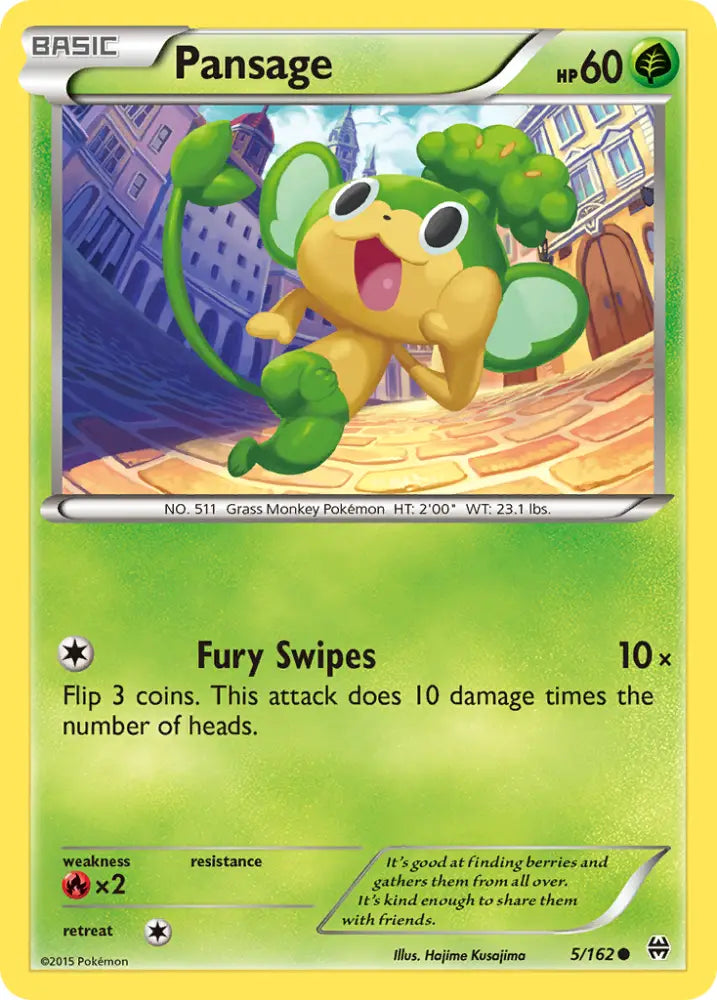 Pansage (5/162) [XY: BREAKthrough] - Pokemon Single