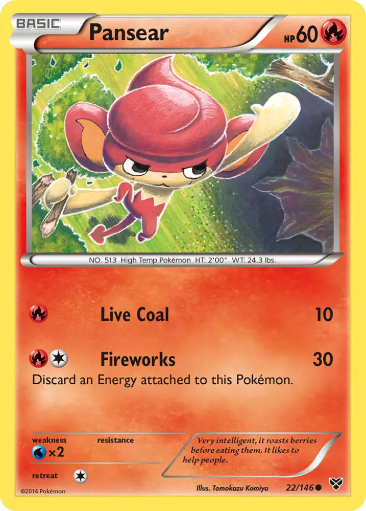 Pansear (22/146) [XY: Base Set] - Pokemon Single
