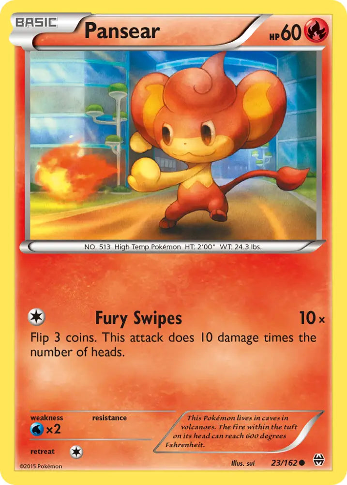 Pansear (23/162) [XY: BREAKthrough] - Pokemon Single