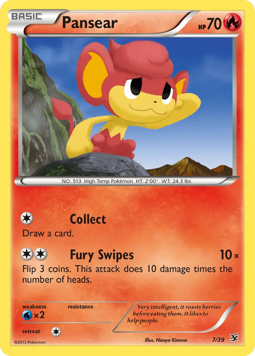 Pansear (7/39) [XY: Kalos Starter Set] - Pokemon Single