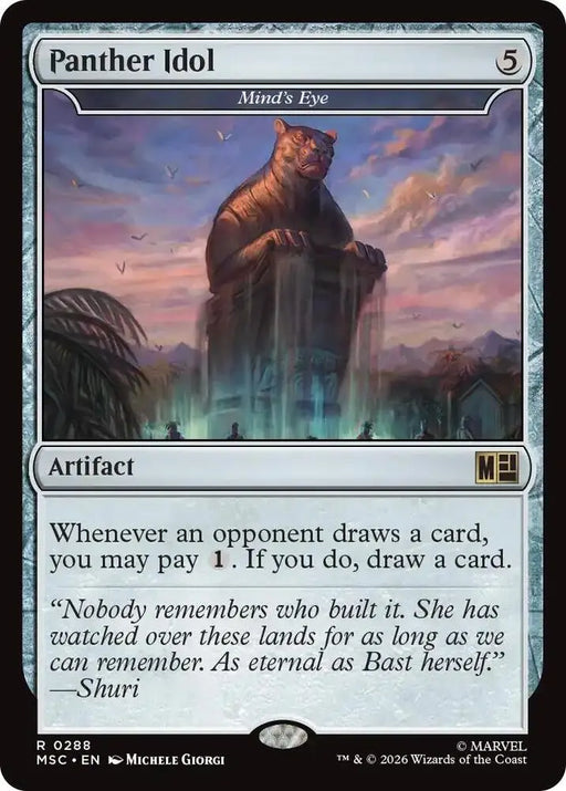 Panther Idol - Mind's Eye (Surge Foil) (288) [Marvel Super Heroes Commander]