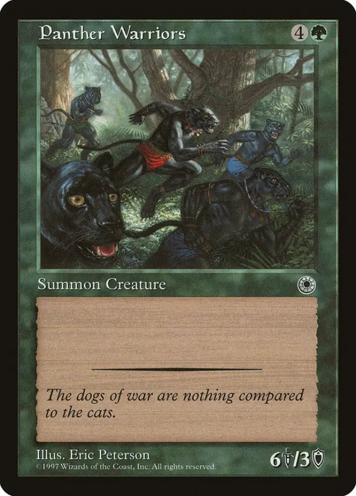 Panther Warriors [Portal] - MTG Single