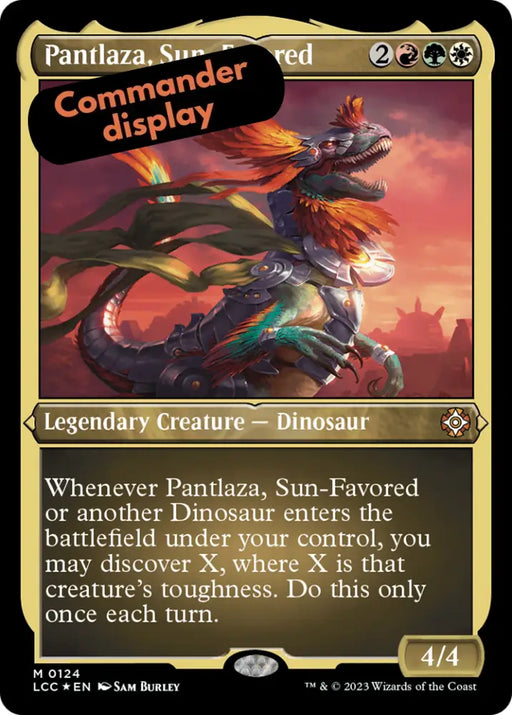 Pantlaza Sun-Favored (Display Commander) [The Lost Caverns of Ixalan Commander] - MTG Single
