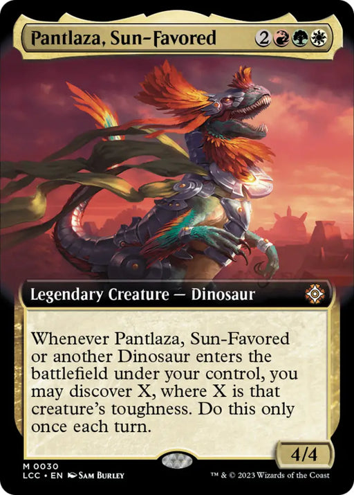 Pantlaza Sun-Favored (Extended Art) [The Lost Caverns of Ixalan Commander] - MTG Single