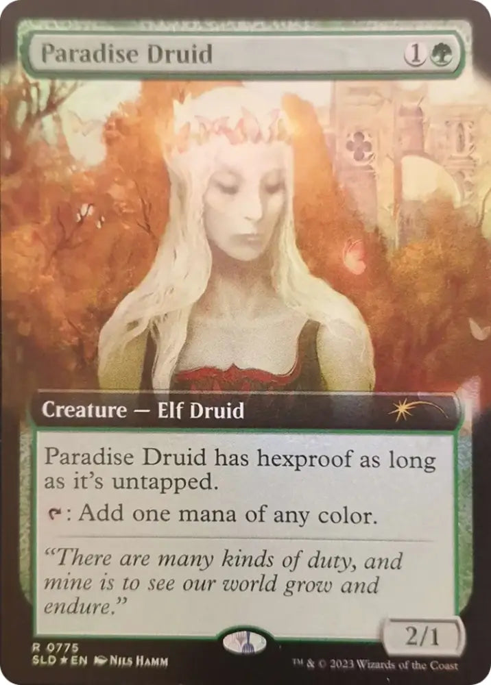 Paradise Druid (Extended Art) [Secret Lair Drop Series] - MTG Single