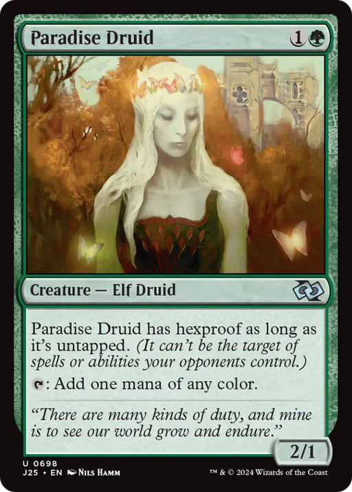 Paradise Druid [Foundations Jumpstart] - MTG Single