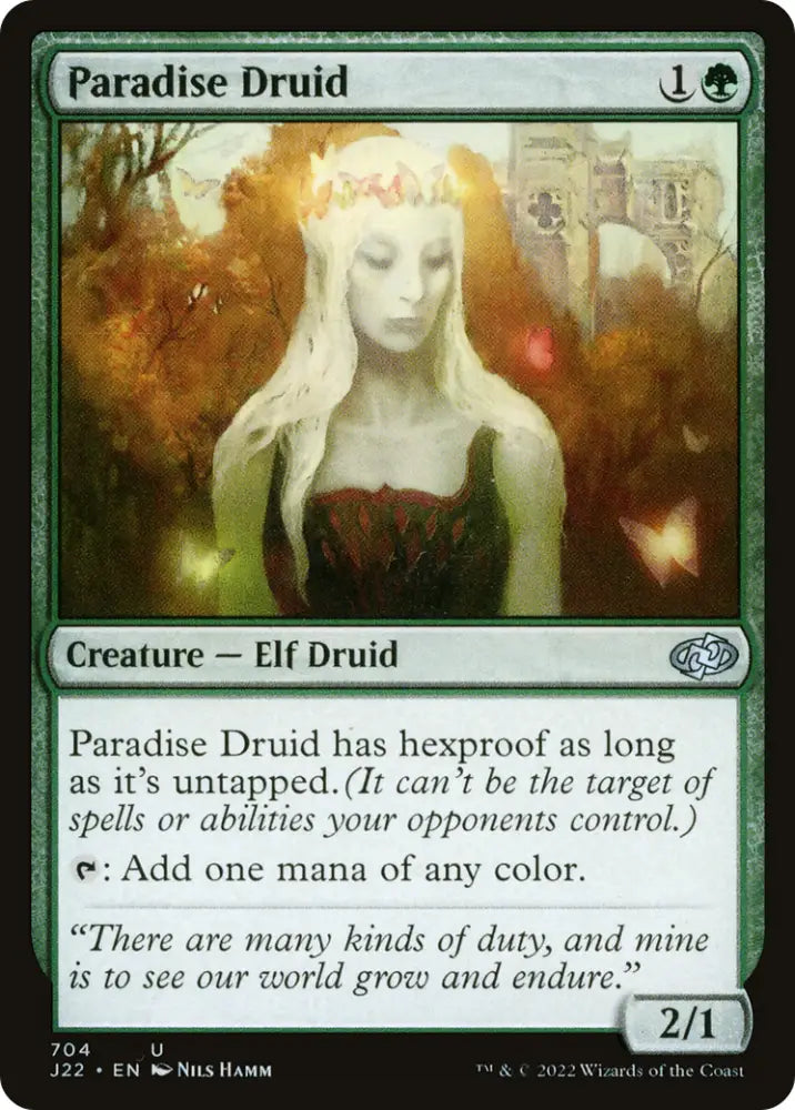 Paradise Druid [Jumpstart 2022] - MTG Single