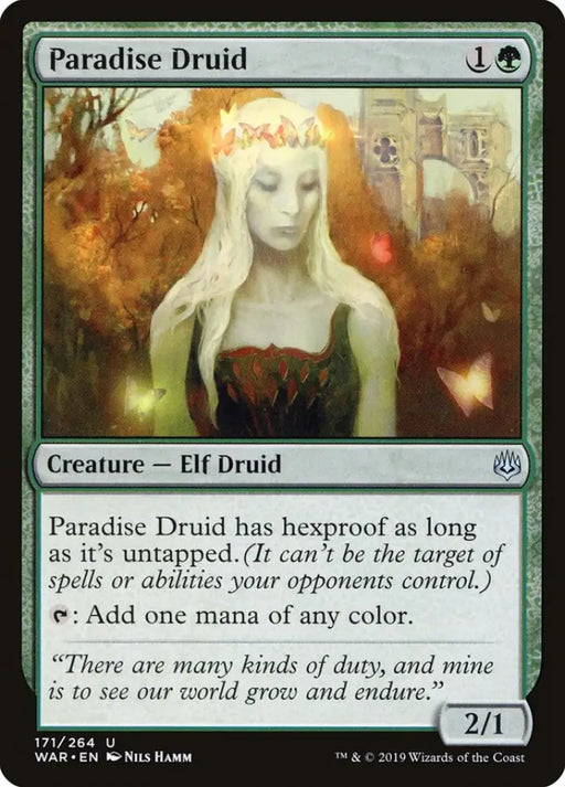 Paradise Druid [War of the Spark] - MTG Single