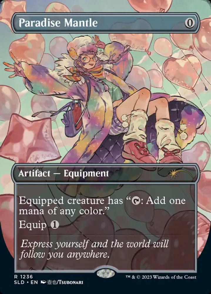 Paradise Mantle (Borderless) [Secret Lair Drop Series] - MTG Single