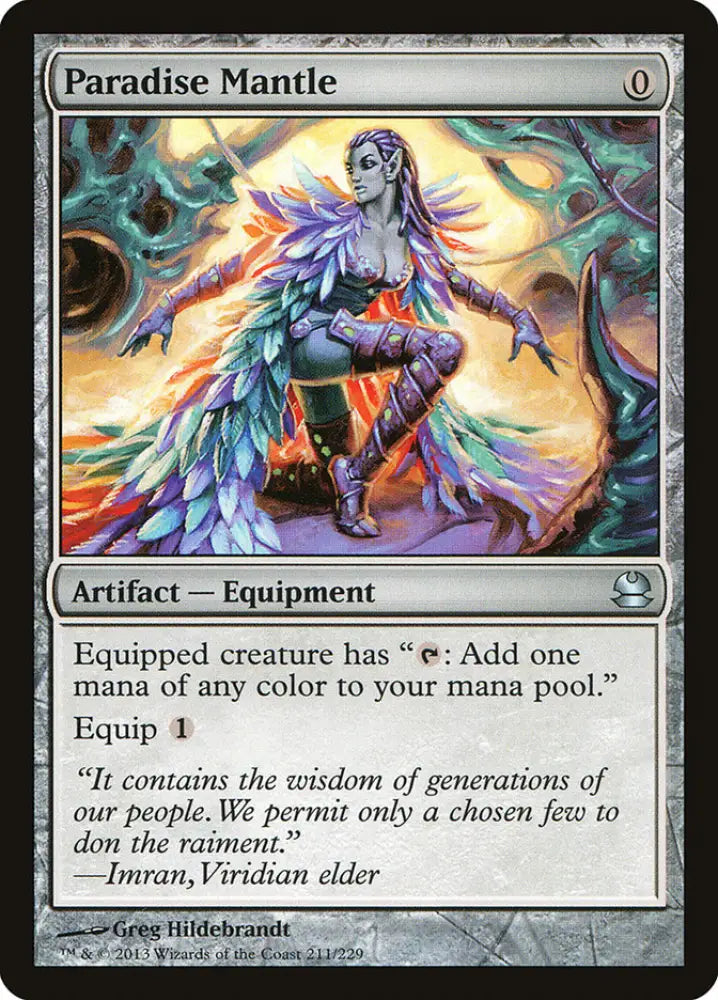 Paradise Mantle [Modern Masters] - MTG Single
