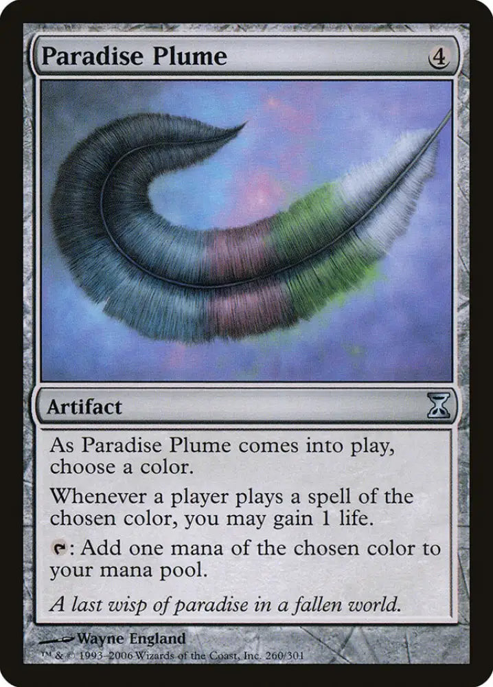 Paradise Plume [Time Spiral] - MTG Single