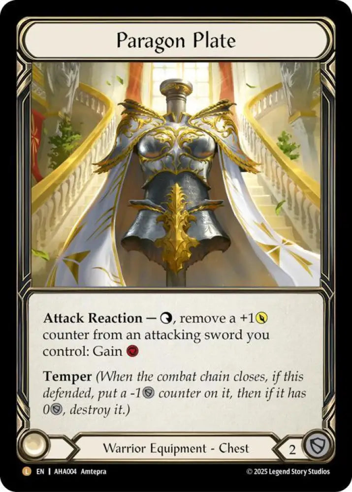 Paragon Plate (AHA004) [Armory Deck Origins: Hala]