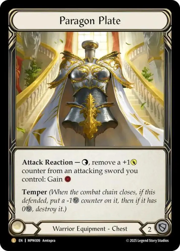 Paragon Plate (MPW009) [Mastery Pack Warrior]