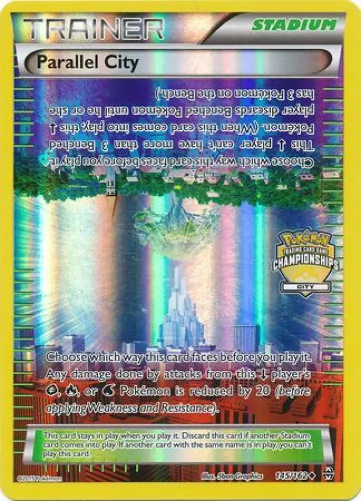 Parallel City (145/162) (Championship Promo) [XY: BREAKthrough] - Pokemon Single