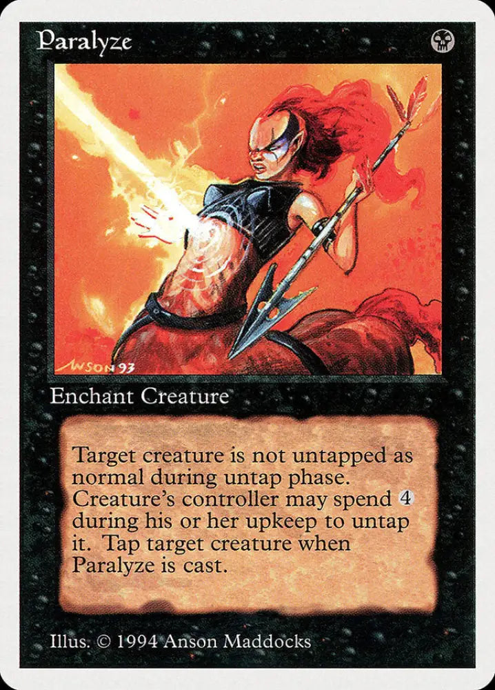Paralyze [Summer Magic / Edgar] - MTG Single