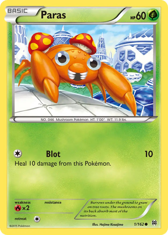 Paras (1/162) [XY: BREAKthrough] - Pokemon Single