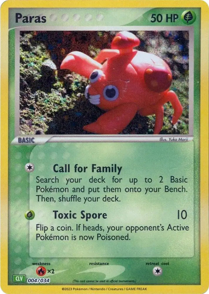 Paras [Trading Card Game Classic] - Pokemon Single