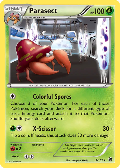 Parasect (2/162) [XY: BREAKthrough] - Pokemon Single