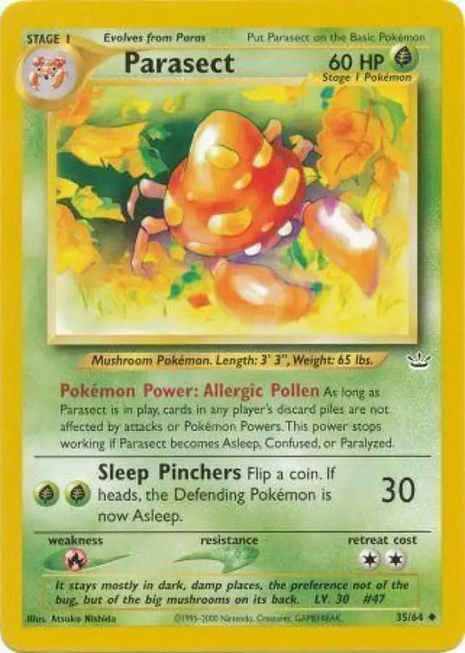 Parasect (35/64) [Neo Revelation Unlimited] - Pokemon Single