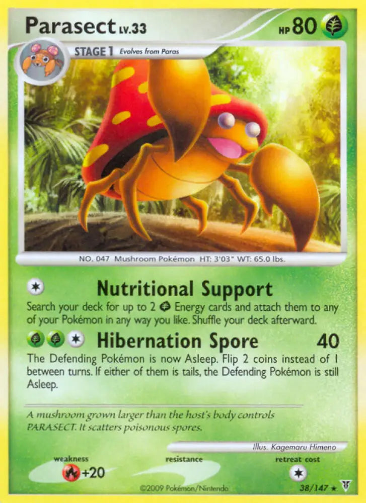 Parasect (38/147) [Platinum: Supreme Victors] - Pokemon Single