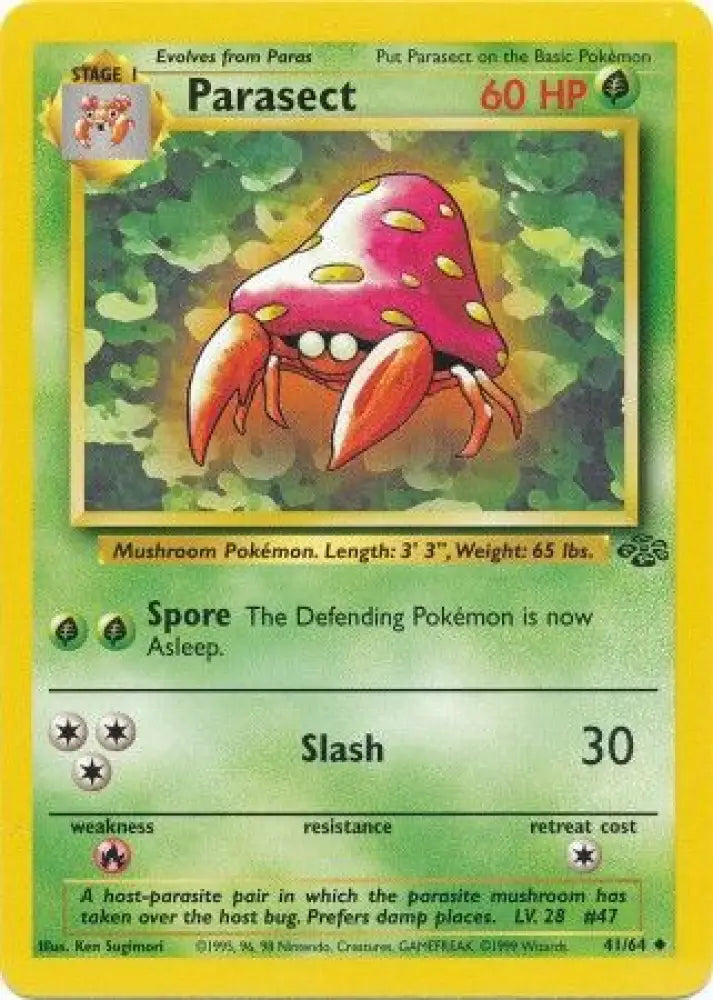 Parasect (41/64) [Jungle Unlimited] - Pokemon Single