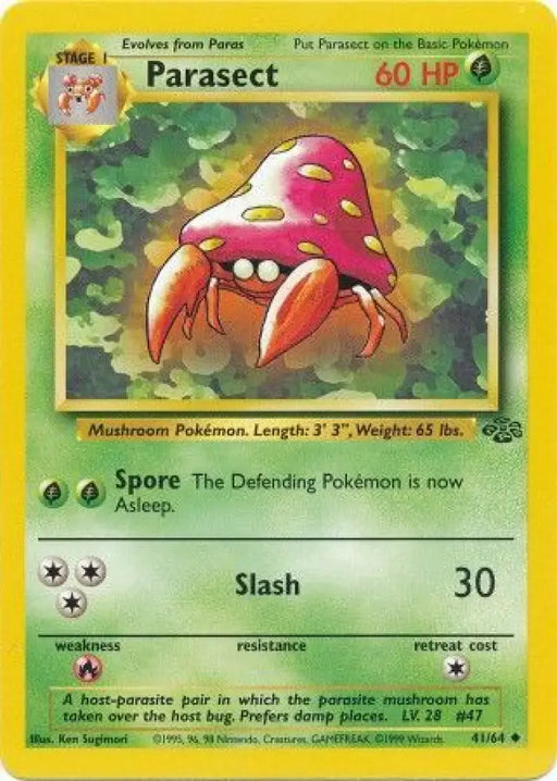 Parasect (41/64) [Jungle Unlimited] - Pokemon Single