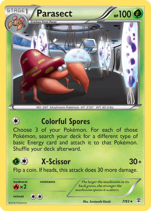 Parasect (7/83) [XY: Generations] - Pokemon Single