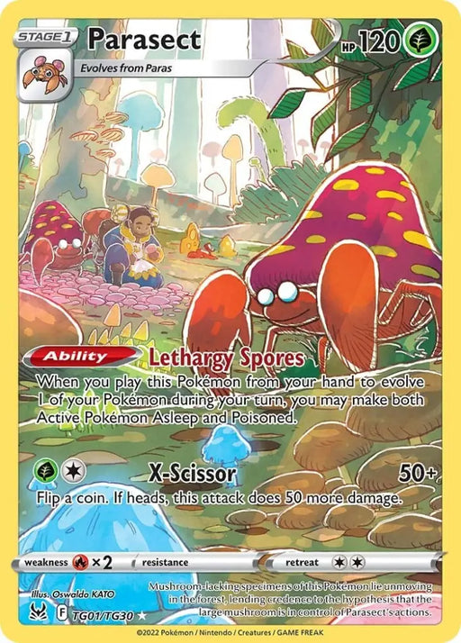 Parasect (TG01/TG30) [Sword & Shield: Lost Origin] - Pokemon Single