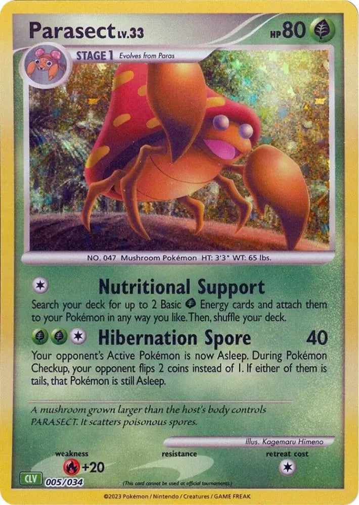 Parasect [Trading Card Game Classic] - Pokemon Single