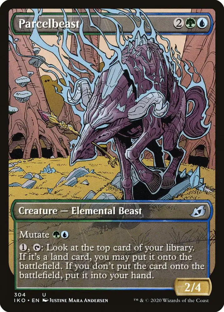 Parcelbeast (Showcase) [Ikoria: Lair of Behemoths] - MTG Single