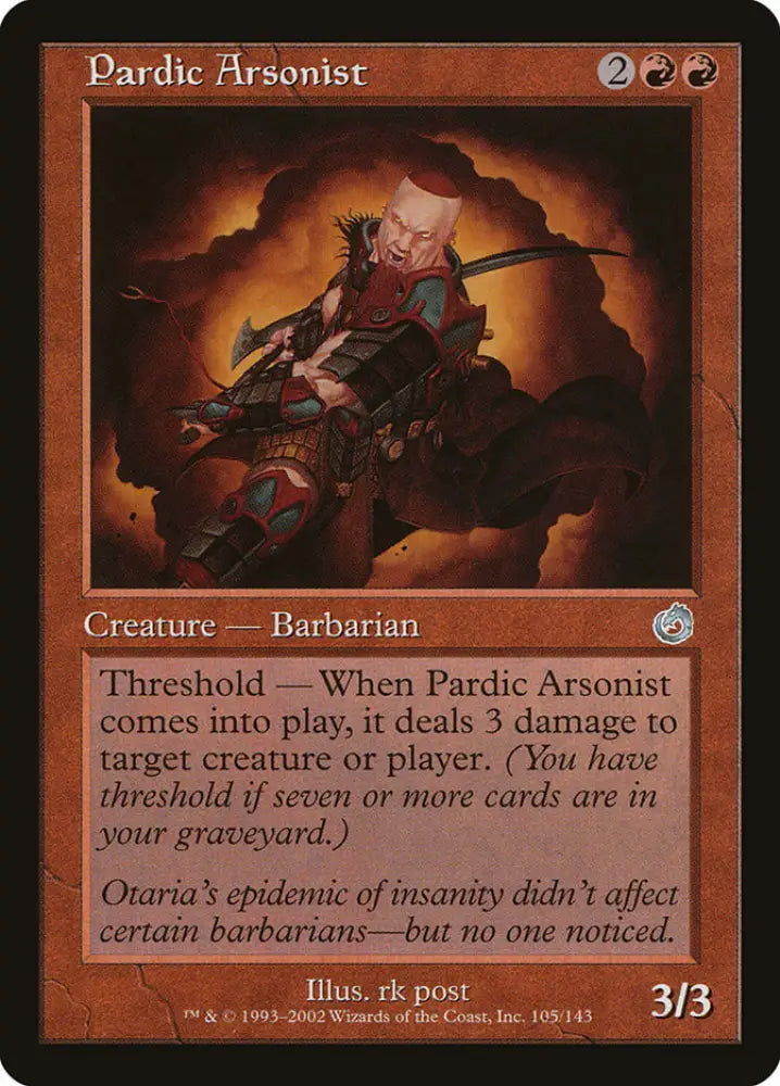 Pardic Arsonist [Torment] - MTG Single