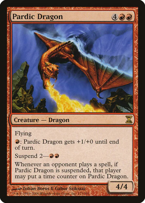 Pardic Dragon [Time Spiral] - MTG Single