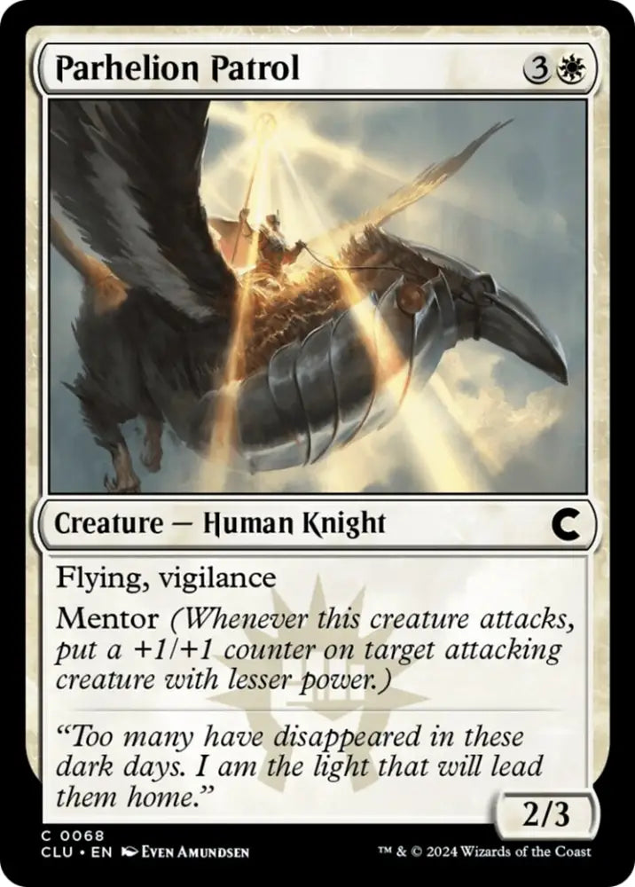 Parhelion Patrol [Ravnica: Clue Edition] - MTG Single