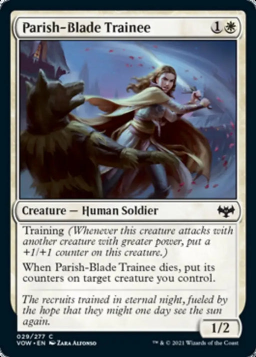 Parish-Blade Trainee [Innistrad: Crimson Vow] - MTG Single