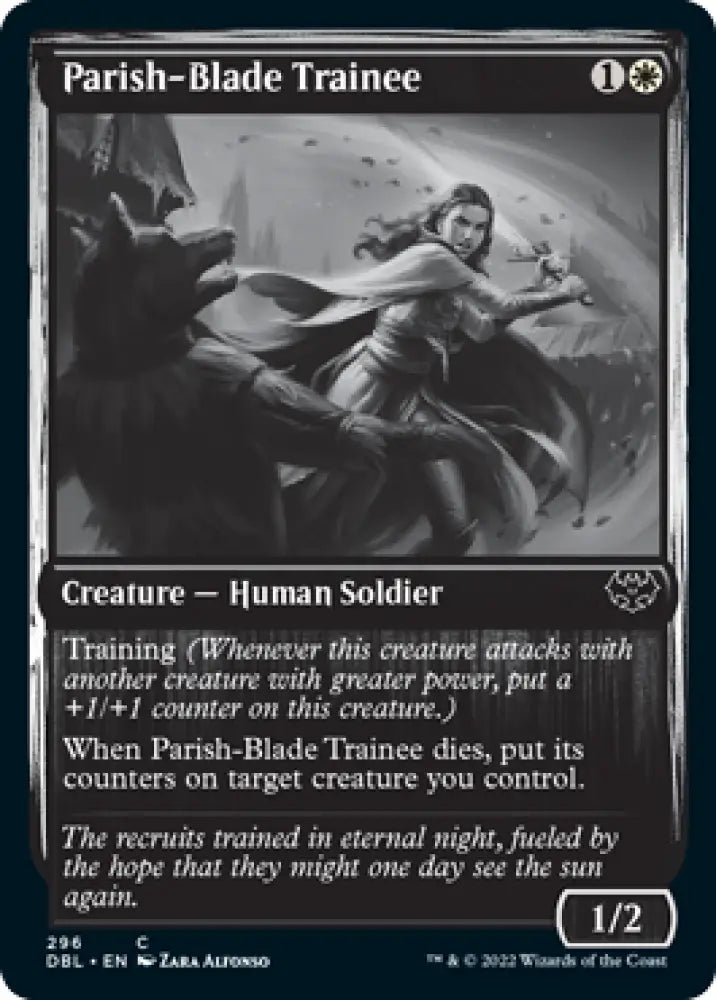 Parish-Blade Trainee [Innistrad: Double Feature] - MTG Single