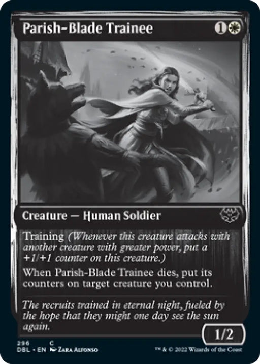 Parish-Blade Trainee [Innistrad: Double Feature] - MTG Single